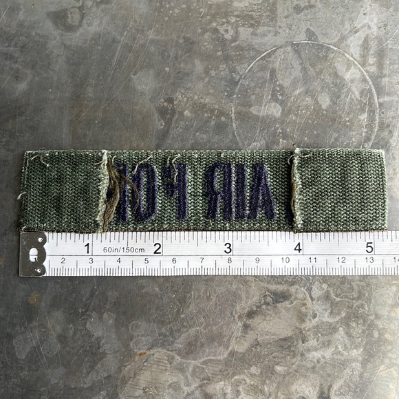 U.S. AIR FORCE embroidered tape patch - vintage - Picture 8 of 10